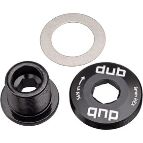 طقم مسامير ذراع الكرنك ذاتية الاستخراج من SRAM - M18/M30، Dub، فولاذ، أسود