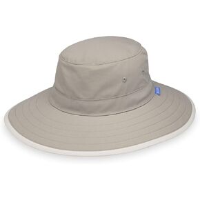 Wallaroo Hat Company Women’s Sanitas Ponytail Sun Hat – UPF 50+, Packable Bucket Hat, Chin Strap, Adjustable, Medium Size
