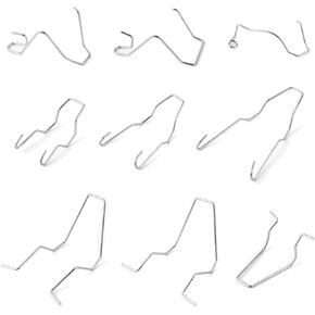 9PCS Bulb Retaining Spring Clamp,Stainless Steel 9 Size H1 H3 H4 H7 Headlight Bulb Retaining Spring Clips,Universal Headlight Bulbs Clips for Stable Bulbs Support and Fixation