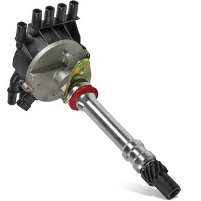 Ignition Distributor Replacement For GMC C1500 C2500 C3500 K1500 K2500 K3500 P3500 Savana Yukon W3500 W4500 V8 5.0L 5.7L Replaced 93441558 1104051 1104058 1104079 12570425 w/Cap and Rotor kit
