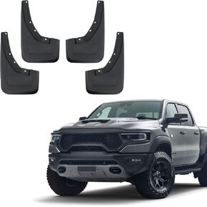 اللوحات الطينية استبدال حراس الطين لعام 2021-2024 دودج رام 1500 TRX MUDFLAP الأمامي وحارس الطين الخلفي لا حفر مطلوب 4pc مجموعة