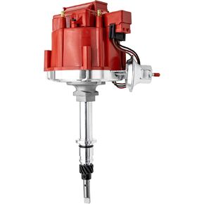 Complete HEI Ignition Distributor with 65K Coil 7500 RPM Compatible With Chevrolet Chevy Inline 6 Cylinder 230 250 292 Replacement for 6522R