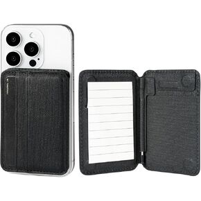 حامل بطاقة Notepad Magnetic ، متوافق مع سلسلة iPhone 16 والهواتف الأخرى مع ثلاثة أنواع من القلم غير المرئي/المغناطيسي.