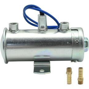 12V Power Flow Electric Fuel Pump Cylindrical Electric Fuel Pump for Motorcycle Car Accessories, Replaces 149-1828 27149-2093