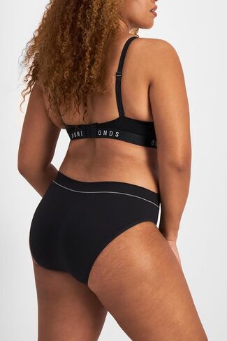 Bonds Seamless Stretch Rib Hipster High Leg Underwear for Women, 3-Pack in Kuwait