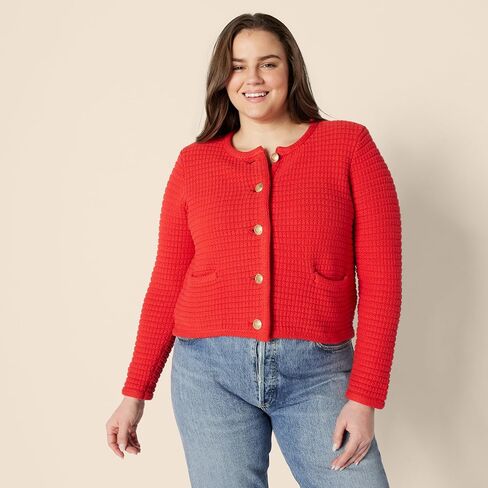 Amazon Essentials Women's Regular-Fit Midweight Cardigan Sweater in Saudi Arabia