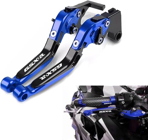 Motorcycle Adjustable Brake Clutch Levers for Suzuki GSXR600 2006-2022 GSXR750 2006-2022 GSXR1000 2009-2022 Red & Black in Kuwait