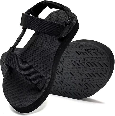 WateLves Kids Sandals Boys Girls Lightweight Non-slip Athletic Sandals with Adjustable Webbing for Hiking Walking Beach Water Sports in Saudi Arabia