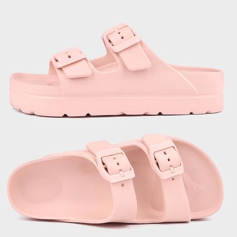 Kids Slides Sandals Adjustable Buckle Boys Girls Slides for Beach in Saudi Arabia