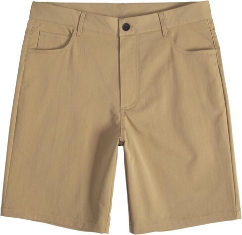 Men's Slim Fit Casual Golf Shorts Light-Stretch Dress Basic Shorts Classic-Fit 9" inch with 4 Pockets in Saudi Arabia