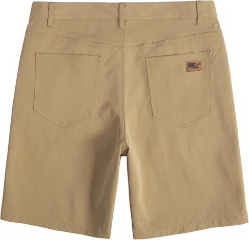 Men's Slim Fit Casual Golf Shorts Light-Stretch Dress Basic Shorts Classic-Fit 9" inch with 4 Pockets in Saudi Arabia