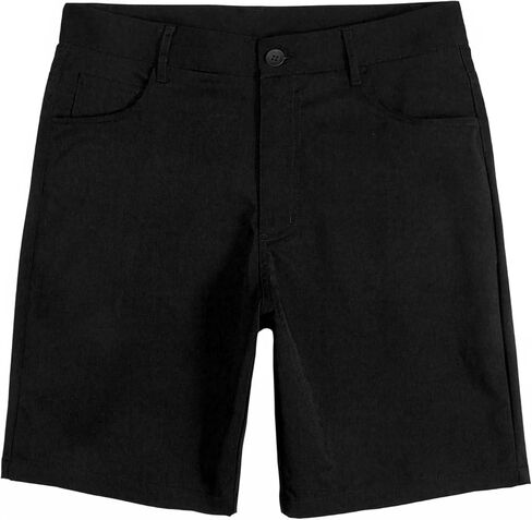 Men's Slim Fit Casual Golf Shorts Light-Stretch Dress Basic Shorts Classic-Fit 9" inch with 4 Pockets in Kuwait