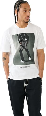 True Religion Men's Relaxed Bp Tee in Saudi Arabia