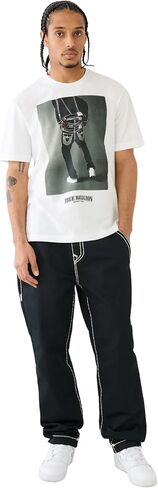 True Religion Men's Relaxed Bp Tee in Saudi Arabia