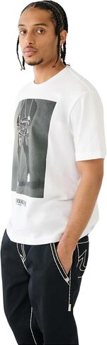True Religion Men's Relaxed Bp Tee in Saudi Arabia