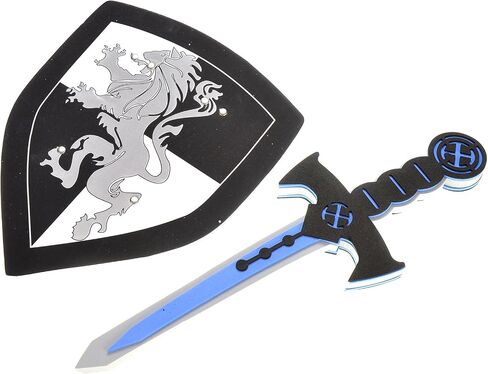 PowerTRC Sword and Shield Play Set | Dragon and Lion Shield for Party Favors | Pretend Play in Saudi Arabia