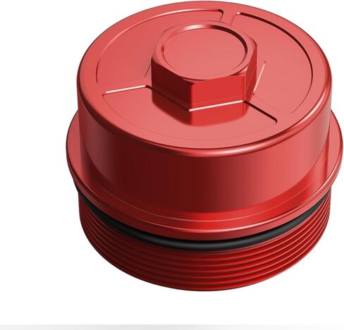Bevinsee Oil Filter Housing Lid Cap with O-Ring 11421744000 11421741000 Compatible with BMW 323i 325i 328i 330i 525i 528i 530i M52 M54 M56 Engine E36 E46 E39 E46 E60 X3 X5 Z3 Z4, Aluminum, Silver in Kuwait