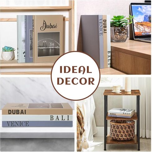 Decorative Books for Home Decor,Coffee Table Books with Real Blank Pages Set of 3,Gifts for Women Mom House Warming Gifts in Saudi Arabia