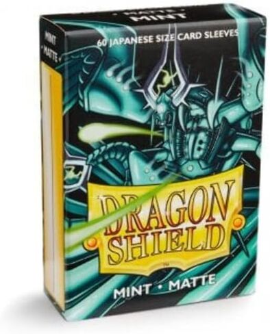 Dragon Shield – Matte: Sapphire (Tuquoise) 60 CT Japanese Size Card Sleeves - MTG Card Sleeves Smooth & Tough - Compatible with Pokemon & Magic The Gathering in Saudi Arabia