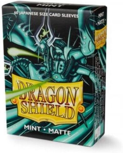 Dragon Shield – Matte: Sapphire (Tuquoise) 60 CT Japanese Size Card Sleeves - MTG Card Sleeves Smooth & Tough - Compatible with Pokemon & Magic The Gathering in Saudi Arabia