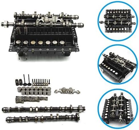 Zktool Engine Cylinder Head Organizer Valves Tool ، صينية أجزاء منظم المحرك ، صواني منظم Valvetrain ، منظم صينية رأس الأسطوانة ، أجزاء رأس أسطوانة المتجر (الصمامات ، الينابيع ، عمود الحدبة) in Kuwait