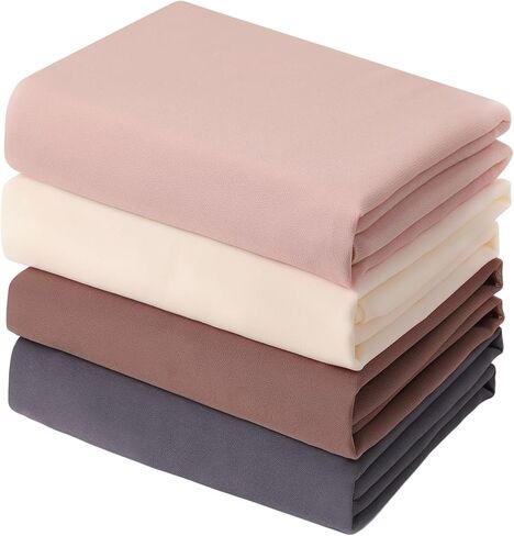 Geyoga 4 PCS شيفون حجاب وشاح للنساء المسلمين الطويل وشاح شالات خفيفة الوزن in Kuwait