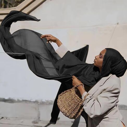 Viscose Hijab Scarf for Women Muslim Cotton Jersey Hijab Fashion Long Scarf Shawls in Kuwait