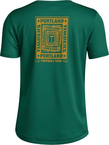 adidas Kids' Portland Timbers Pre-Game Short Sleeve T-Shirt in Kuwait