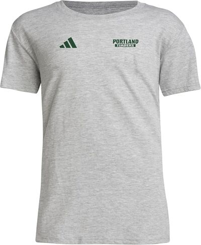 adidas Kids' Portland Timbers Pre-Game Short Sleeve T-Shirt in Kuwait