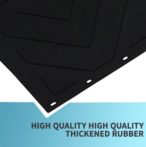 2024 New Upgrade Mud Flap for Pickup Semi Truck/Trailer, Black Universal TPE MudFlaps, 24x30 inch 2 Pack in Kuwait
