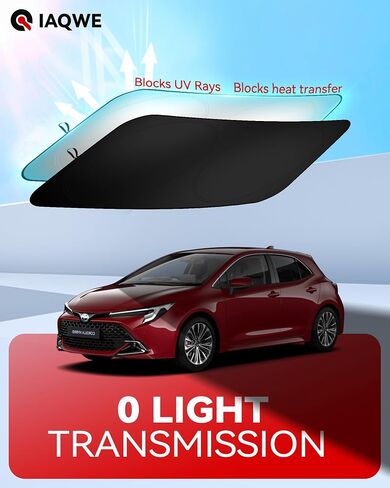 2025 IAQWE Windshield Sun Shade for Car Front Window, Thickened 65 x 32in Foldable Sun Visor Protector Blocks UV Rays and Heat, Keeps Your Vehicle Cool Fit for Car, Truck, SUV in Kuwait