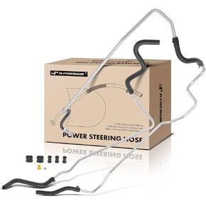 A-Premium Power Steering Hose Return Hose Line Assembly Compatible with Toyota Tundra 2003-2006, Sequoia 2001-2007, Reservoir to Cooler/Cooler to Rack, Replace# 444100C072re, 444100C082re