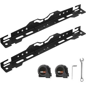 أداة محاذاة العجلات مع 2 شريطة قياس ، محاذاة غير لامعة للسيارات السوداء للاستخدام المنزلي ، لوحات محاذاة الحدبة ، مجموعة أدوات محاذاة السيارات ، ألواح إصبع القدم in Kuwait