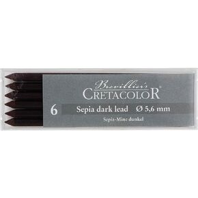Cretacolor Artist Lead Sepia Dark 6/Pack