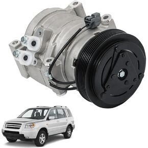 munirater AC Compressor Replacement for Pilot 2005-2008 Ridgeline 2006-2008 Odyssey 2005-2007 MDX 2003-2006