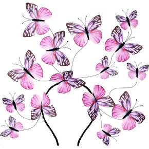 Coucoland Butterfly Fascinator Hat Derby fascinators Boho Monarch Style Butterfly Butterfly