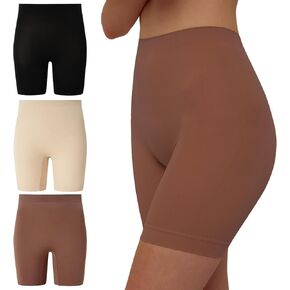 INNERSY Slip Shorts for Women Summer High Waisted Shorts Under Dresses 3-Pack