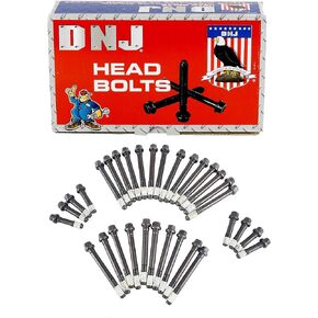 DNJ HBK3111 Head Bolt Kit for 1970-2000 Chevrolet, GMC Bel Air, Biscayne, Blazer 7.4L V8 16V OHV 7439cc