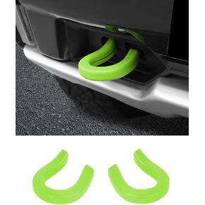 Purple Tow Hook Covers Fit for Chevy Silverado/GMC-Sierra 2014-2025 Front Bumper Tow Hooks Rubber Protector Trim Compatible with Chevrolet Silverado Accessories