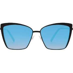 Sojos cateye sunglasses for Women Fashion Lens Lens Metal Frame SJ1086