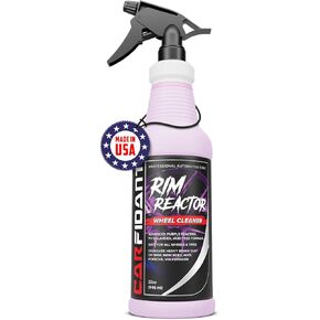 Rim Reactor Wheel Cleaner Spray – Gel Concentrated Formula – Removes Brake Dust, Grime & Dirt – Non-Acid, pH Neutral – Safe for Alloy, Aluminum, Chrome & Black Wheels – Rim Care Solution – 32 fl. oz.