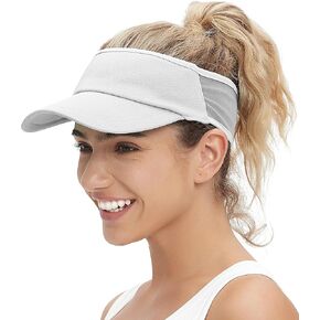 قبعات Sun Visor للرجال نساء خفيفة الوزن قبعة الشمس المسدود لتشغيل التنس غولف