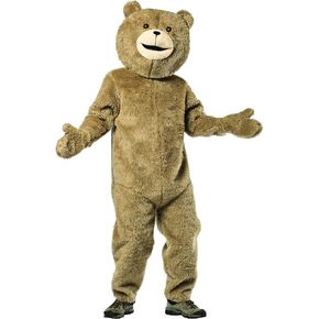 Rasta Imposta Teddy Bear Costume Funny Plush Fur Adult Mens Womens One Size fits Men Small - Xlarge