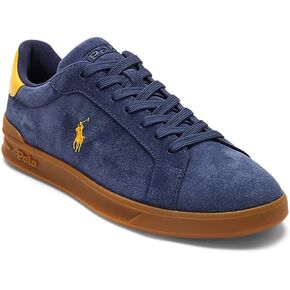 بولو رالف لورين للرجال من جلد الغزال-هرت CRT II-SNEAKERS-LOW TOP LACE