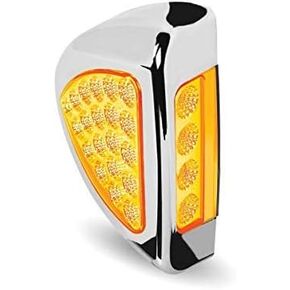 ملحقات Trux tled-psh peterbilt الجانبية علامة/إدارات إشارة الإشارة مجموعة led amber led (24 ثنائيات)