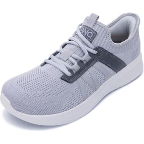 Wide Toe Box Shoes for Men Comfory Men's Width Slip On Walking Sneakers Casual Dress Shoes Plantar Fasciitis Orthotic Tennis Sneakers US 7-12