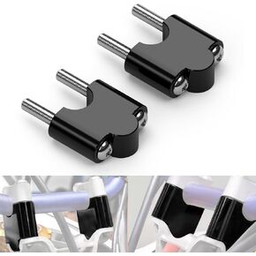 Motorcycle Handlebar Riser Clamp Compatible with Yamaha Raptor 700 YFM700/700R YFM700R 2013 2015-2023,Raptor 700 YFM700R 2014,Raptor 700R YFM700R SE 2017-2023,ATV Aluminum Replacement Parts