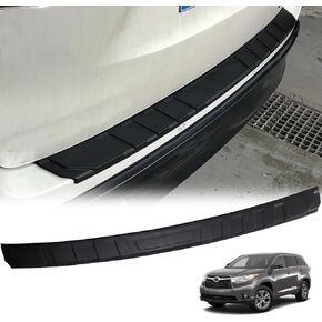 Rear Bumper Protector for Toyota Highlander 2015 2016 2017 2018 2019 2020 PP Material Trunk Outside Door Sill Protector Cover
