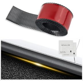 13.12Ft*2.7In Carbon Fiber Side Skirts for Cars,Multifunctional Front Bumper Guard for Protection&Car Decorations,Universal Rear Bumper Protector Car Accessories for Door Sills/Bumpers
