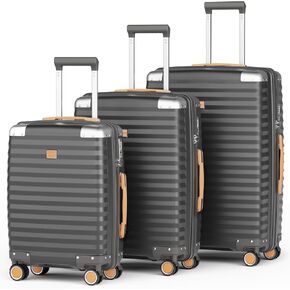 تحمل جويو على شركة طيران أمتعة معتمدة بعجلات دوار ، وحقيبة قشرة صلبة خفيفة الوزن بحجم 20 بوصة مع قفل TSA ، مناسبة للنساء والرجال ، والبيضاء in Kuwait